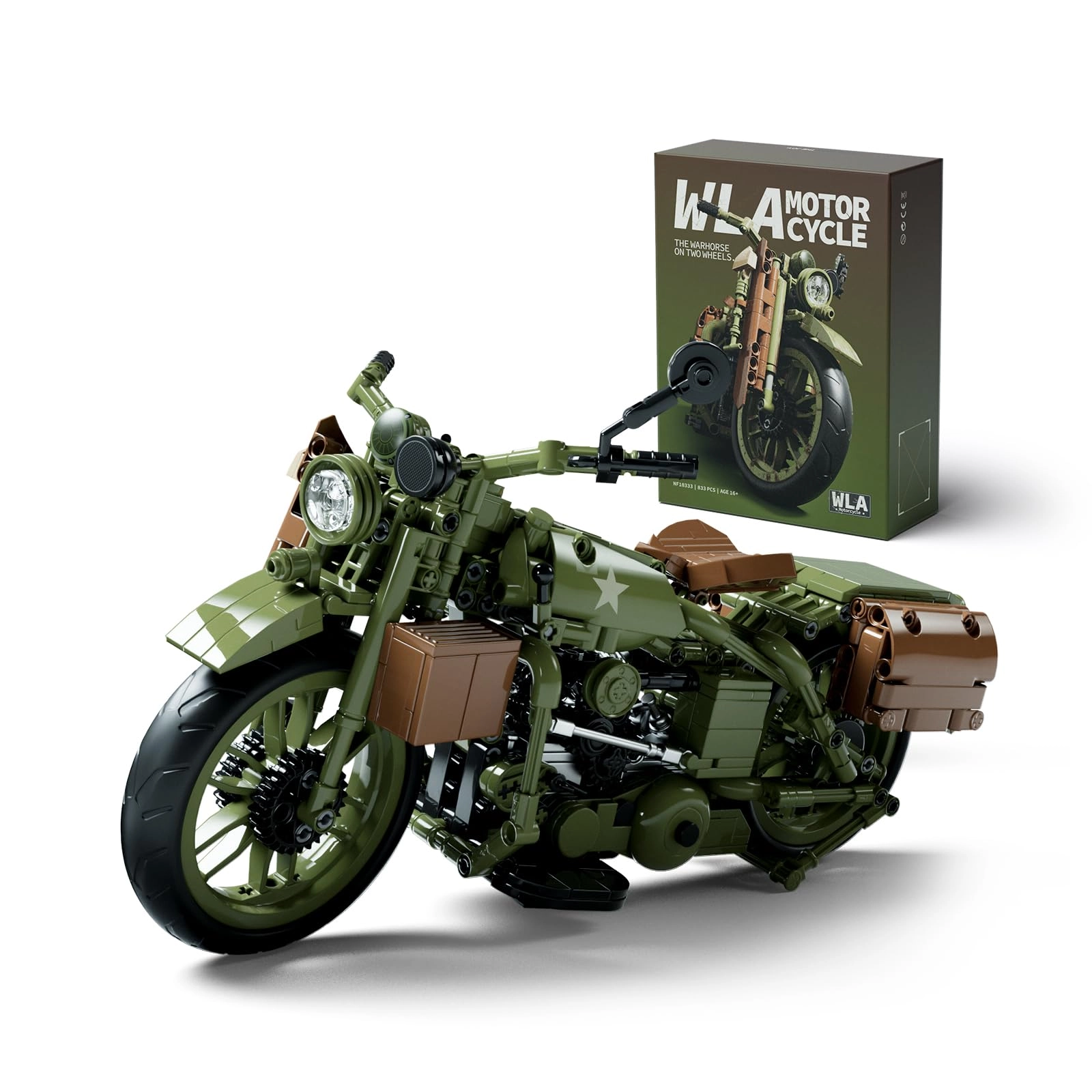 Nifeliz WLA Motorcycle - 833 PCS Green