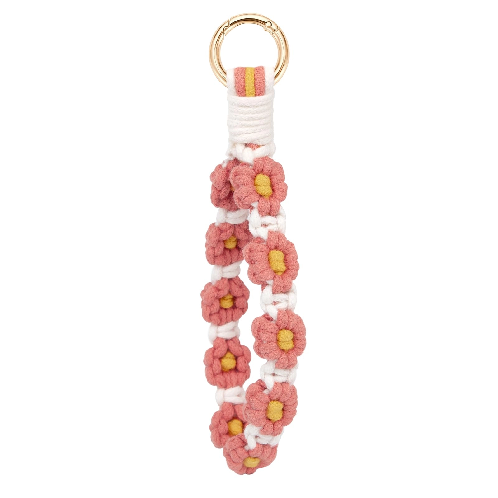 Boho Macrame Keychain - Car