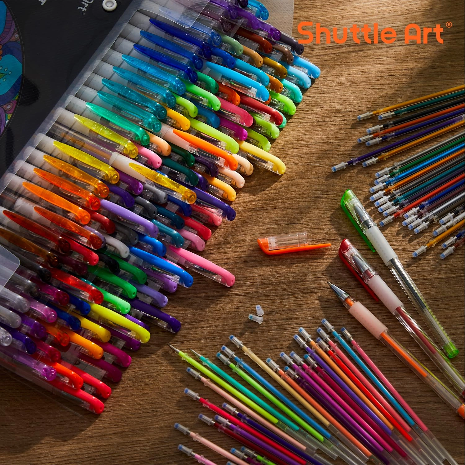 Gel Pens for Colouring - 260 Pack 0_8mm,1_0mm