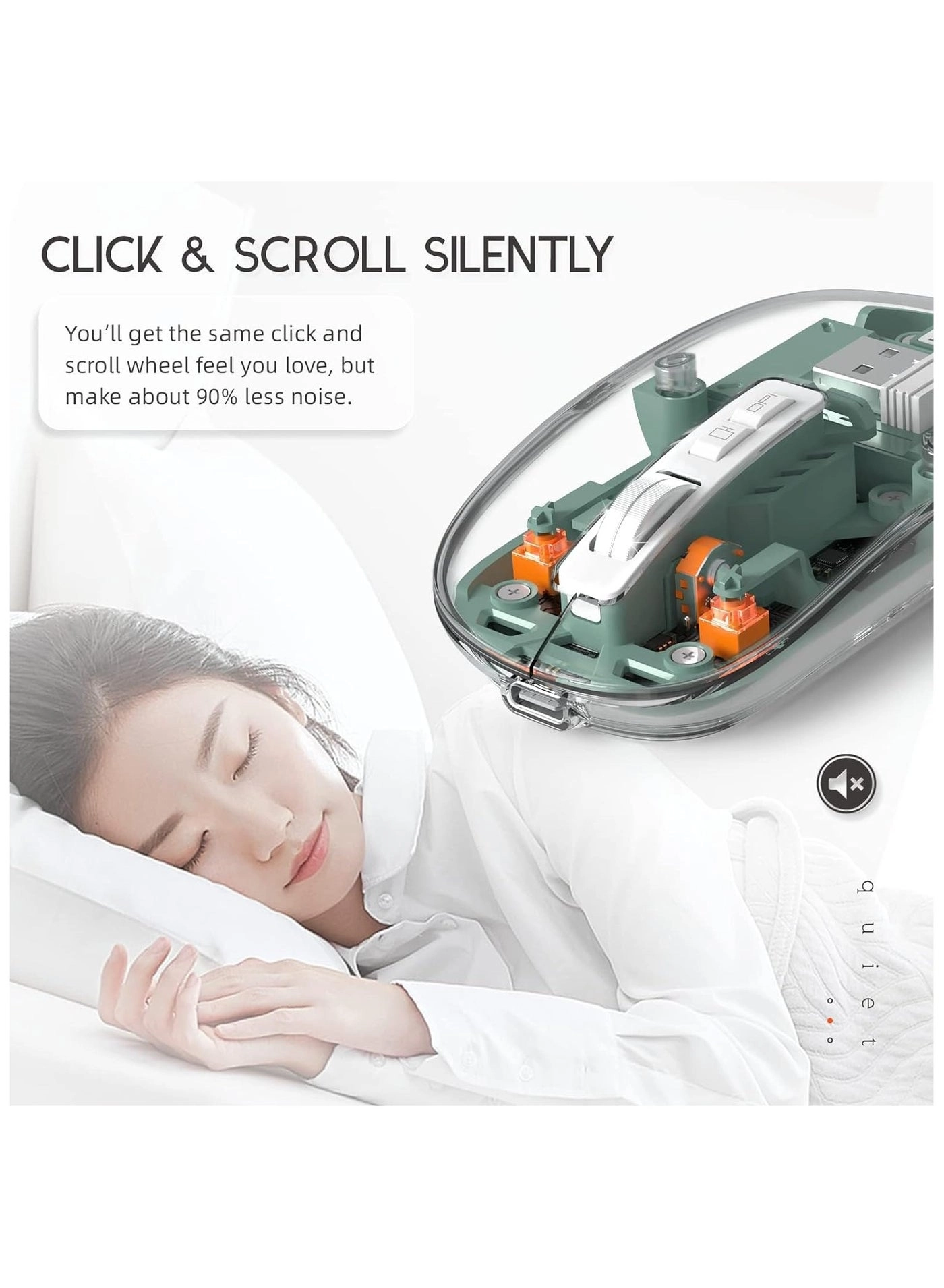 Wireless Mouse - 2.4G Bluetooth