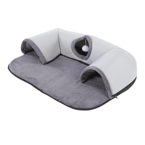 U-Shaped Cat Tunnel Bed - Polyester