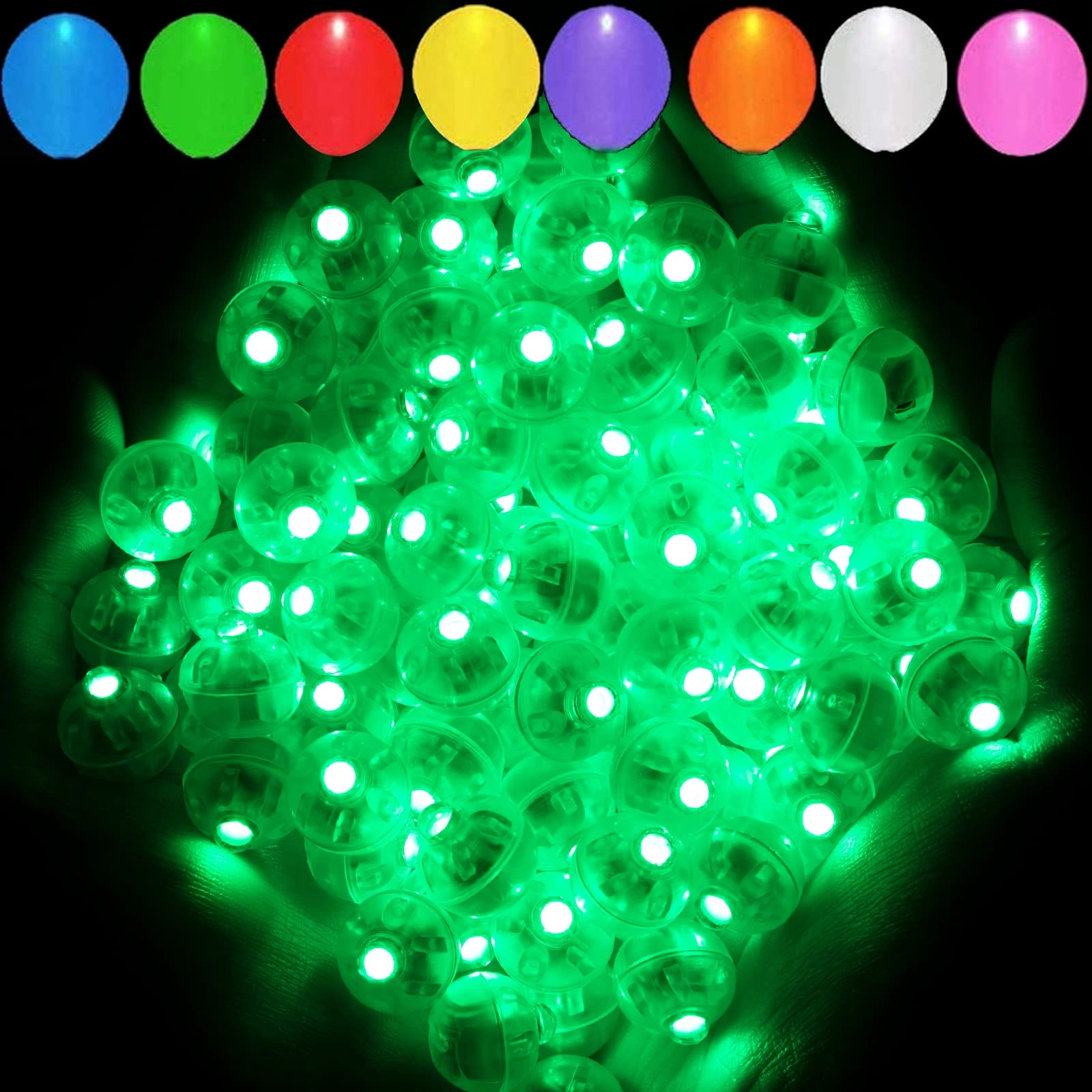 aogist 200pcs Balloon Light - Waterproof 48 hours