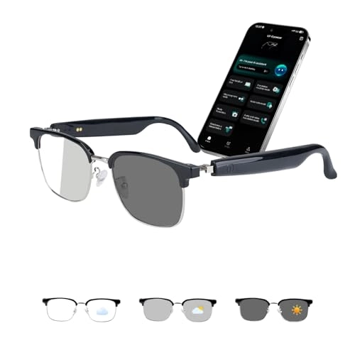 Smart Glasses - Auto Power On/Off Bluetooth UV400/Blue Light Protection