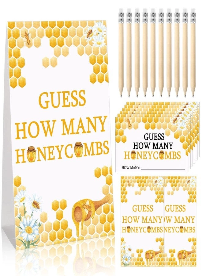 Fumete Bee Baby Shower Games - 63 Pcs