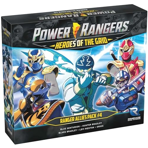 Power Rangers: Heroes of The Grid: Allies Pack #4 - Roleplaying Miniatures Game