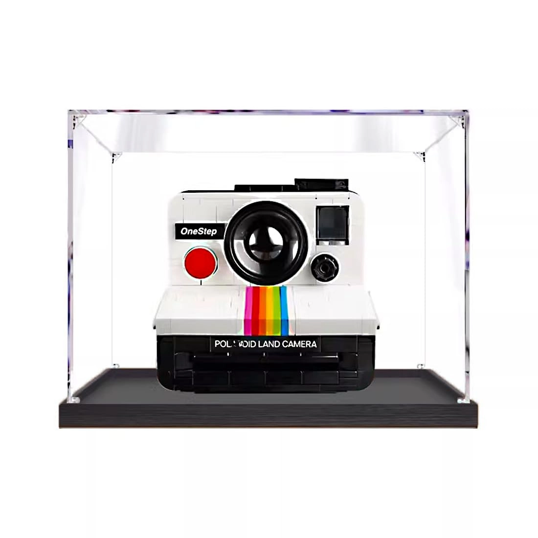 21345 Display Case - Acrylic Dustproof Black Base