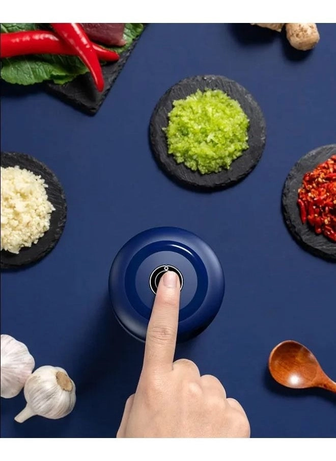 Mini Food Chopper And Processor - 100ml/250ml Wireless Electric