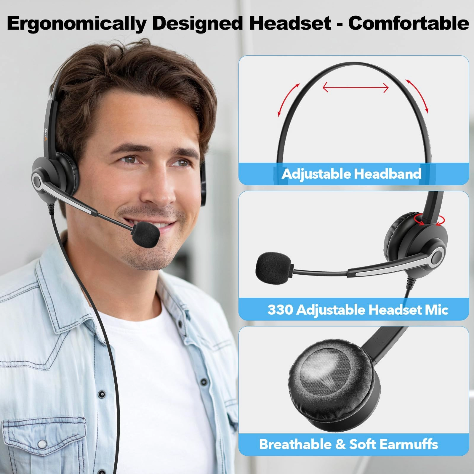 682NUSB Wired Headset