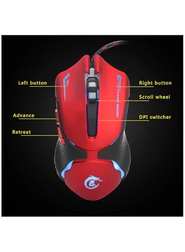 Ergonomic Optical Gaming Mouse - USB