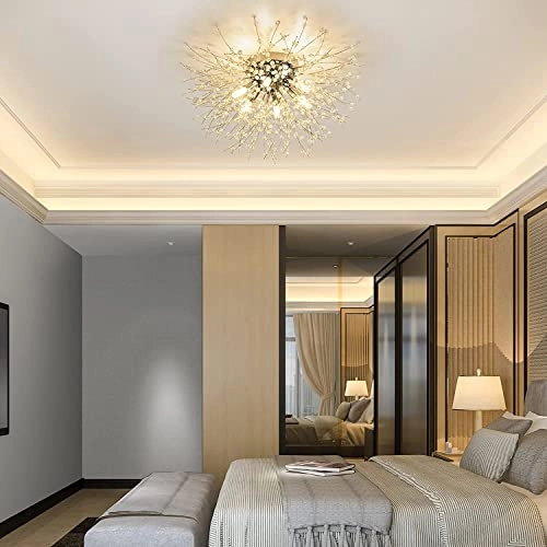 Modern Crystal Ceiling Lights - Dimmable