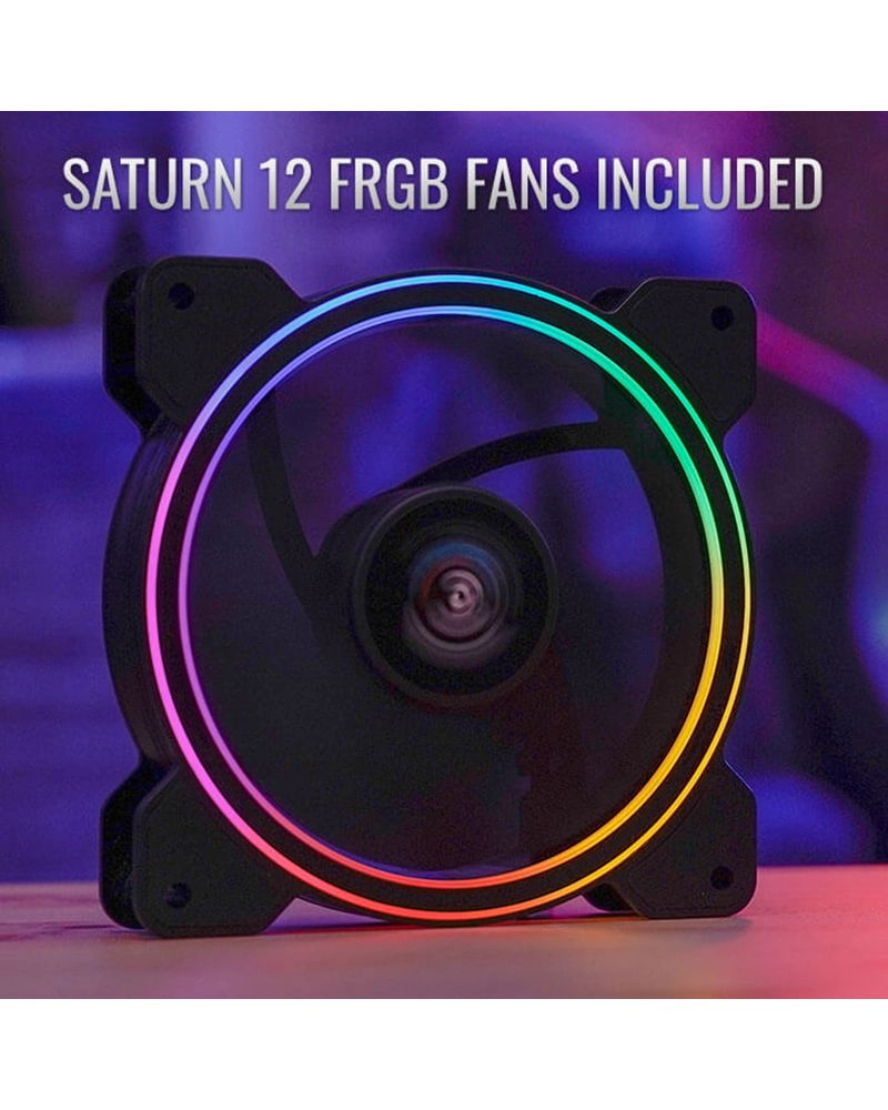 Menace Saturn - full tempered glass side panel