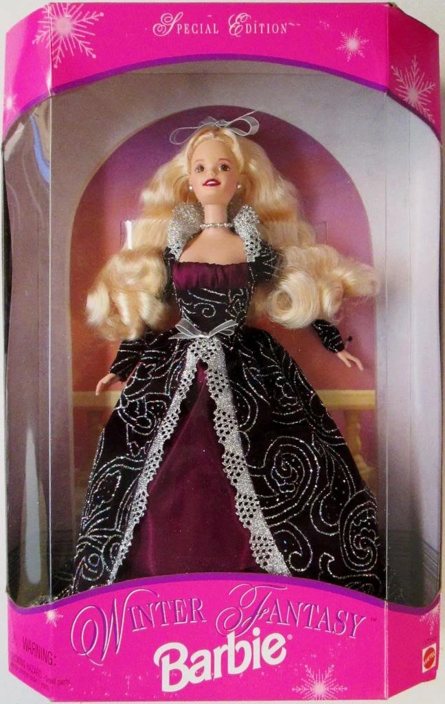 Barbie 1996 Winter Fantasy Ball Doll - Blonde Ages 15+