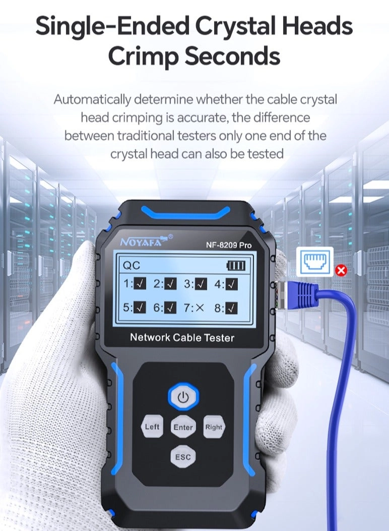 NF-8209Pro - Network Cable Tester PoE