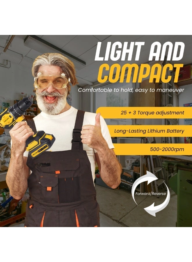 Cordless Drill - 21V 2000mAh