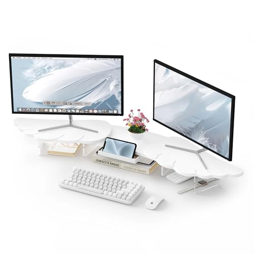 Dual Monitor Stand Riser - 2 Monitors