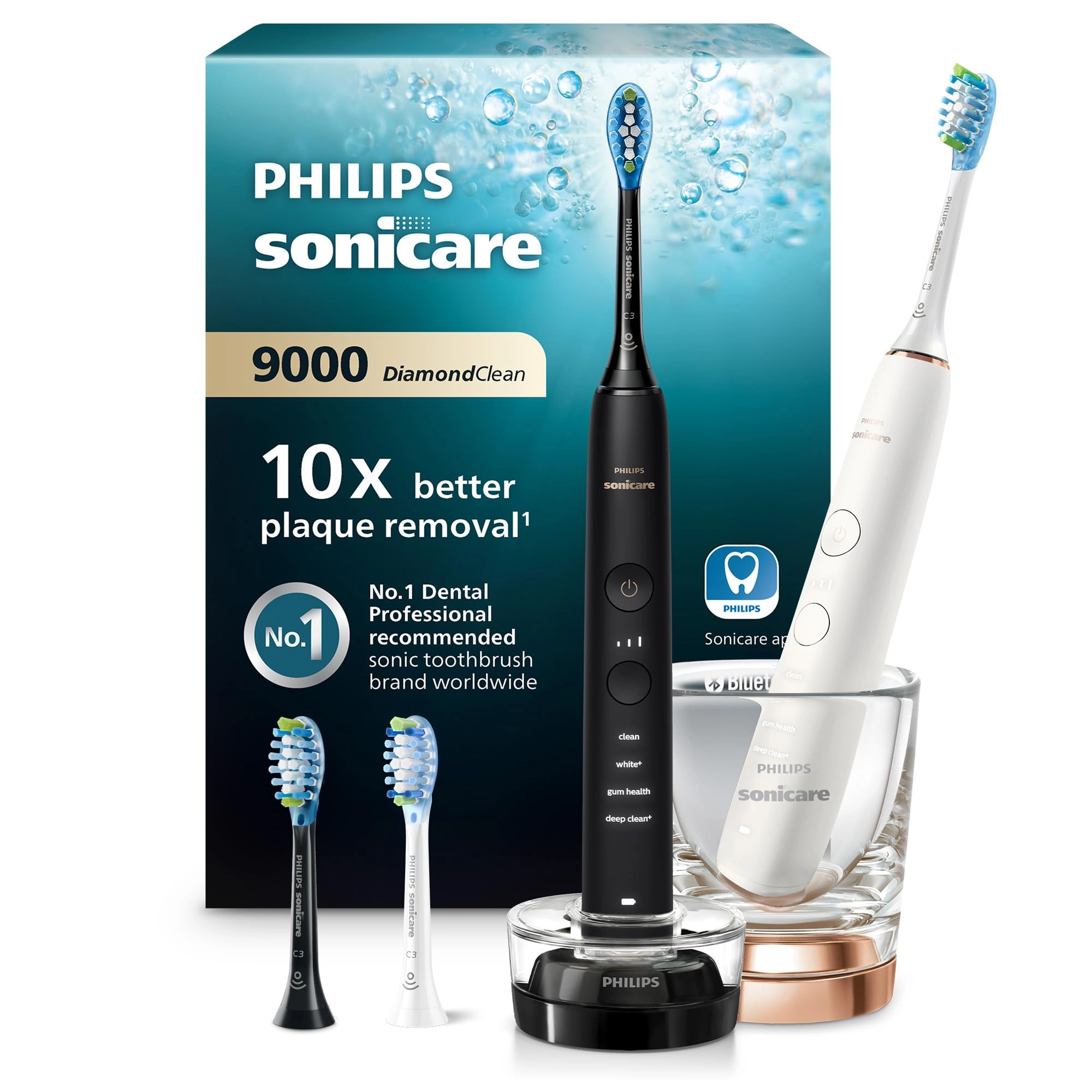 Philips Consumer Lifestyle B.V. DiamondClean 9000 - Advanced Whitening Mobile App Pack