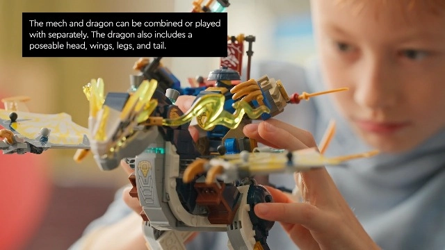 NINJAGO Rogue's Mech Dragon Rider (71843) - Dragons Rising