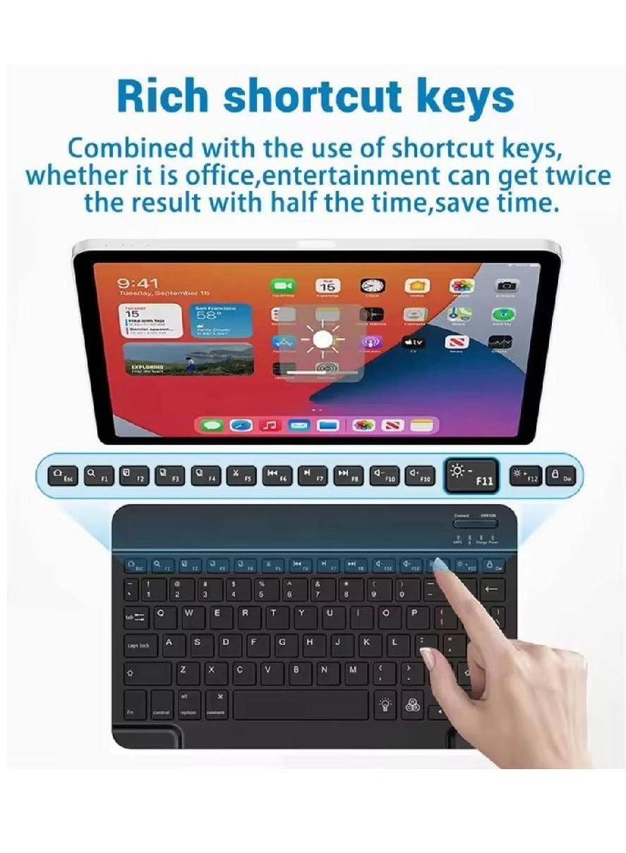 10-Inch Ultrathin Wireless Bluetooth Keyboard - Wireless