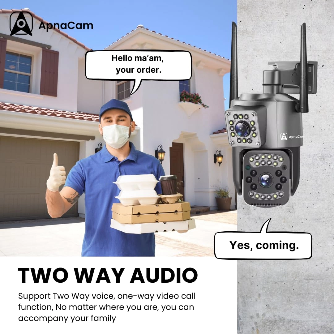 Dual Lens Mini PTZ Camera