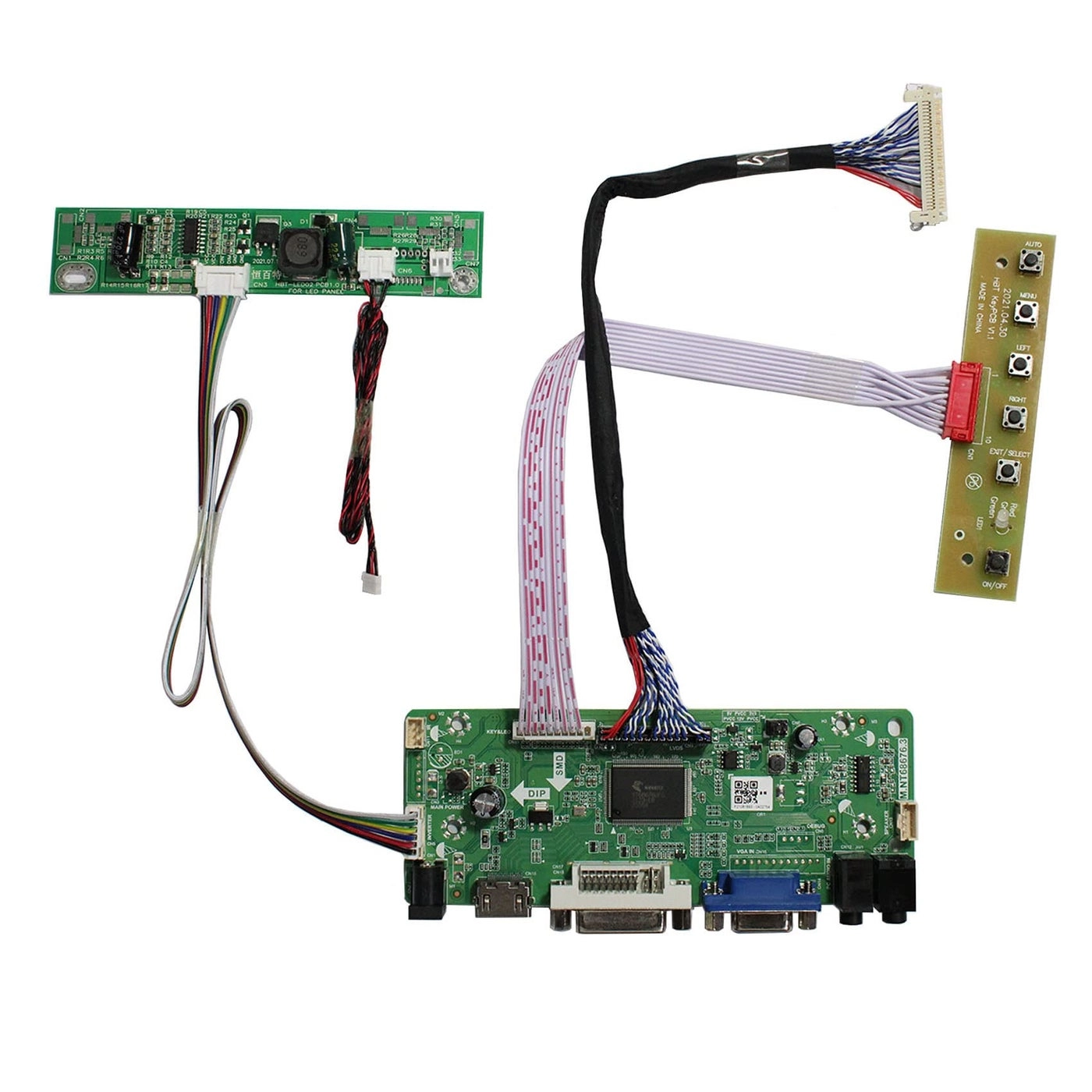 HD-MI Audio LVDs Controller Board - M170ETN01.1 17 Inches 1280 x 1024