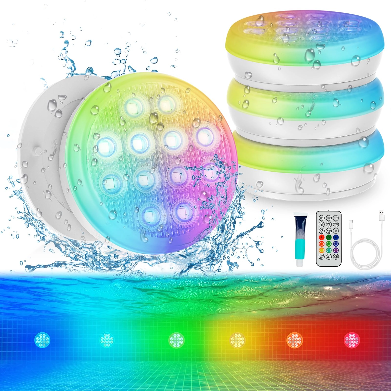 YDXZBC 2025YD - 2600mAh IP68 Waterproof 22 Colors