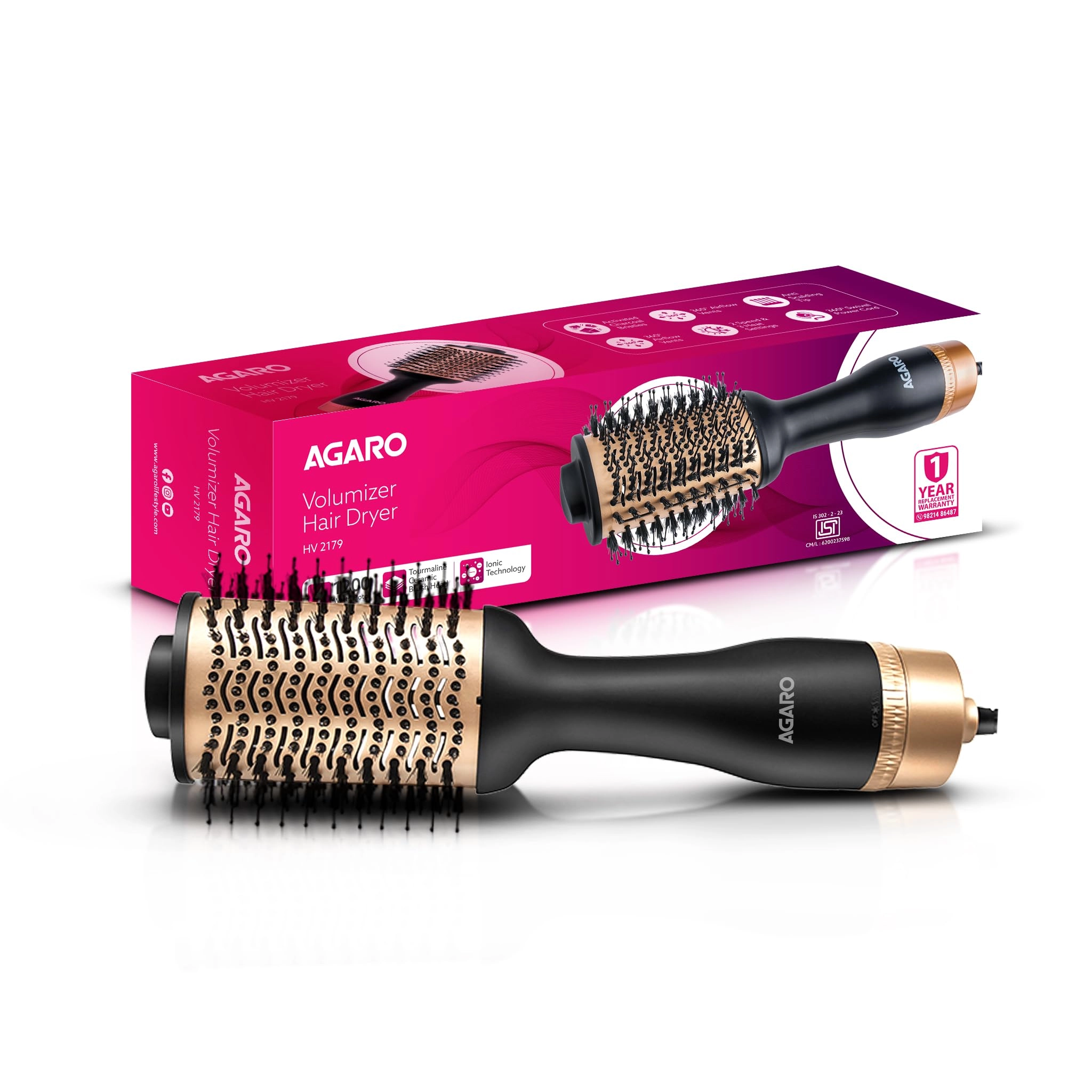 Universal Corporation Limited, Universal Corporation Limited BaoAn District, Shenzhen, China HV2179 - Hot Air Brush 1200W Ceramic