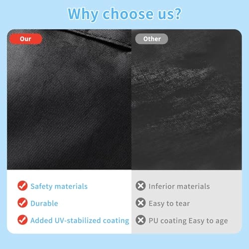 Upright Freezer Cover - 23''L x 23''W x 56''H 6.5-7.7 Cu. Ft 600D Oxford