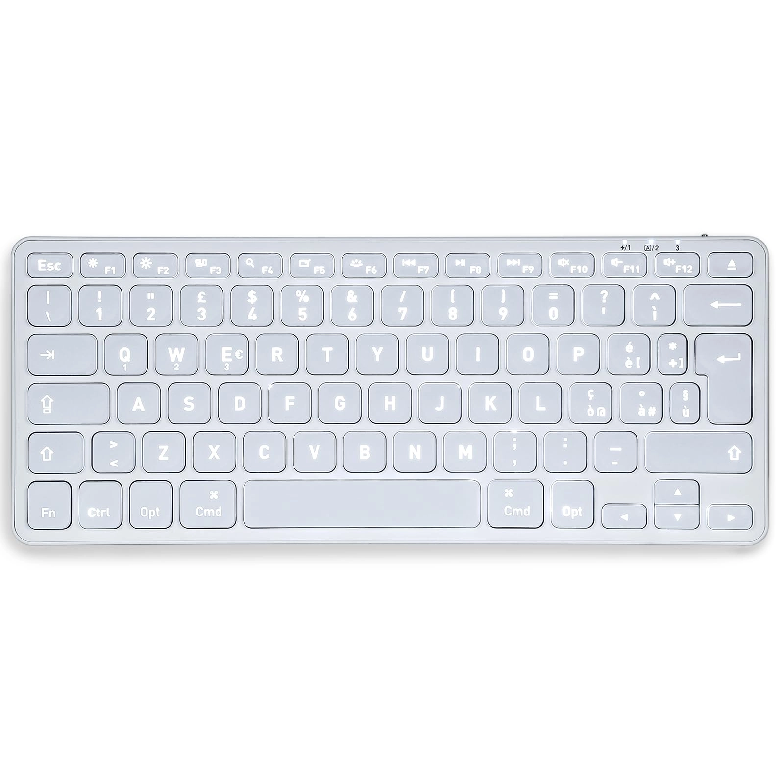 Perixx PERIBOARD-832M - for MacBook, iMac, iPad - Italian QWERTY Layout