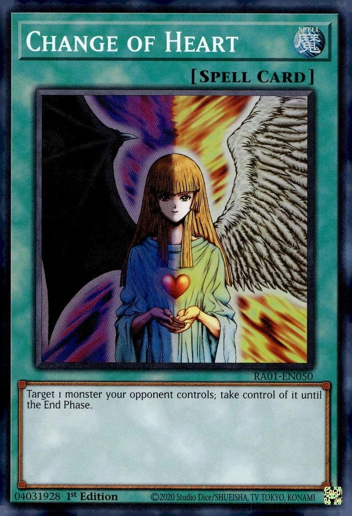Change of Heart - RA01-EN050 1st Edition Ultra Rare