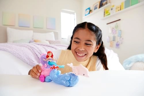 Ariel Small Doll - 3.5 inches Rolling Chariot Sebastian Ages 3+