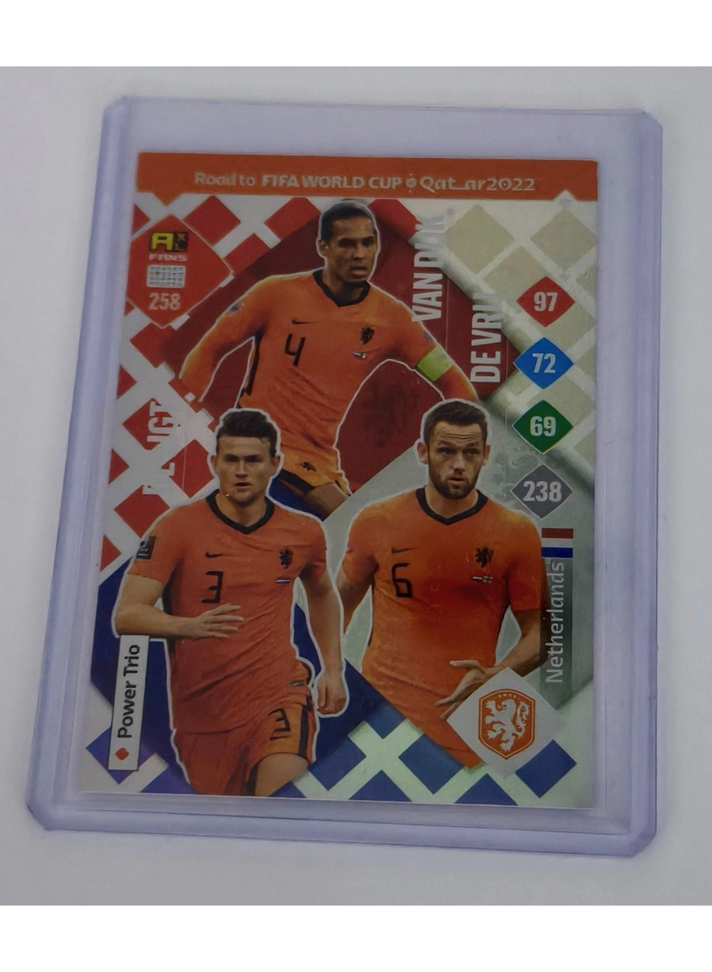 Panini Netherlands Power Trio 2022 Road To Qatar World Cup