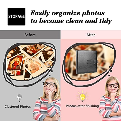 Instax Square 288 Pockets Faux Leather Photo Album