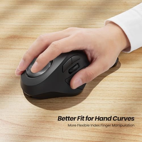 M505 Ergonomic Trackball Mouse - Bluetooth USB