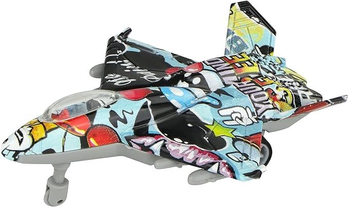 Everyday Pull Back Fighter Aircraft - 1pc