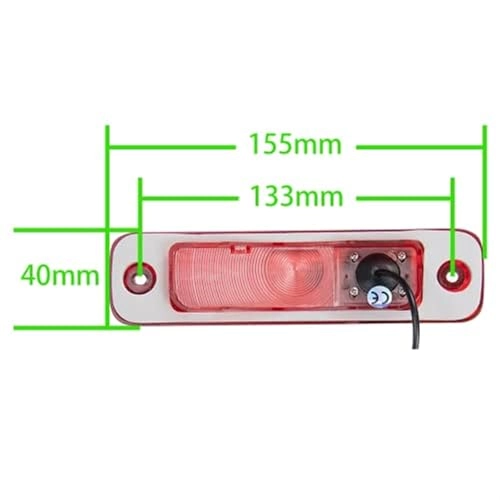 HD 720P 3rd Brake Light Camera - Night Vision 720 x 576 px