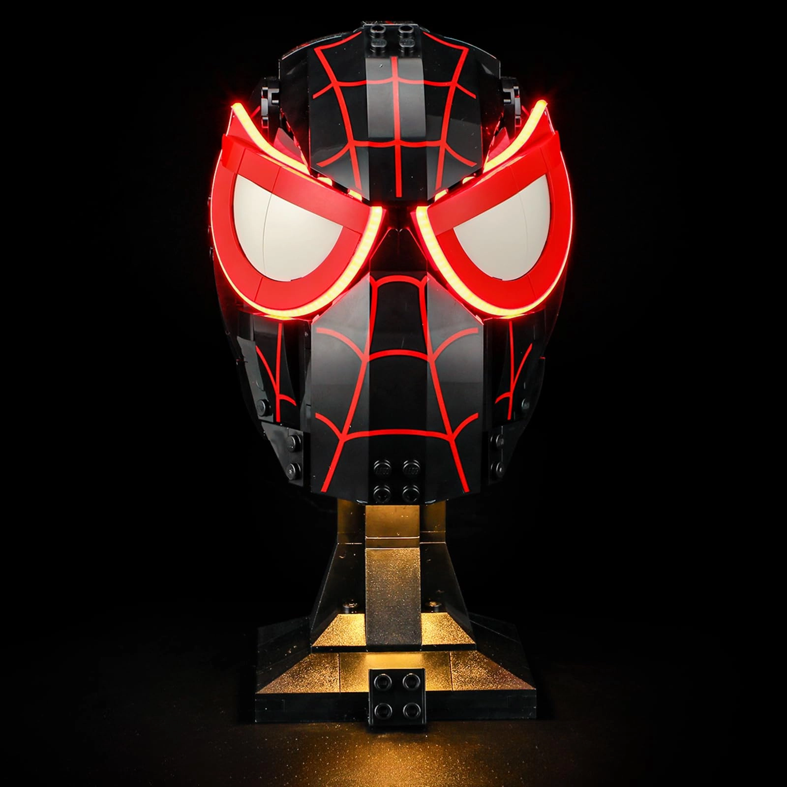 BRIKSMAX Light for LEGO Miles Morales' Mask 76329 - Plastic