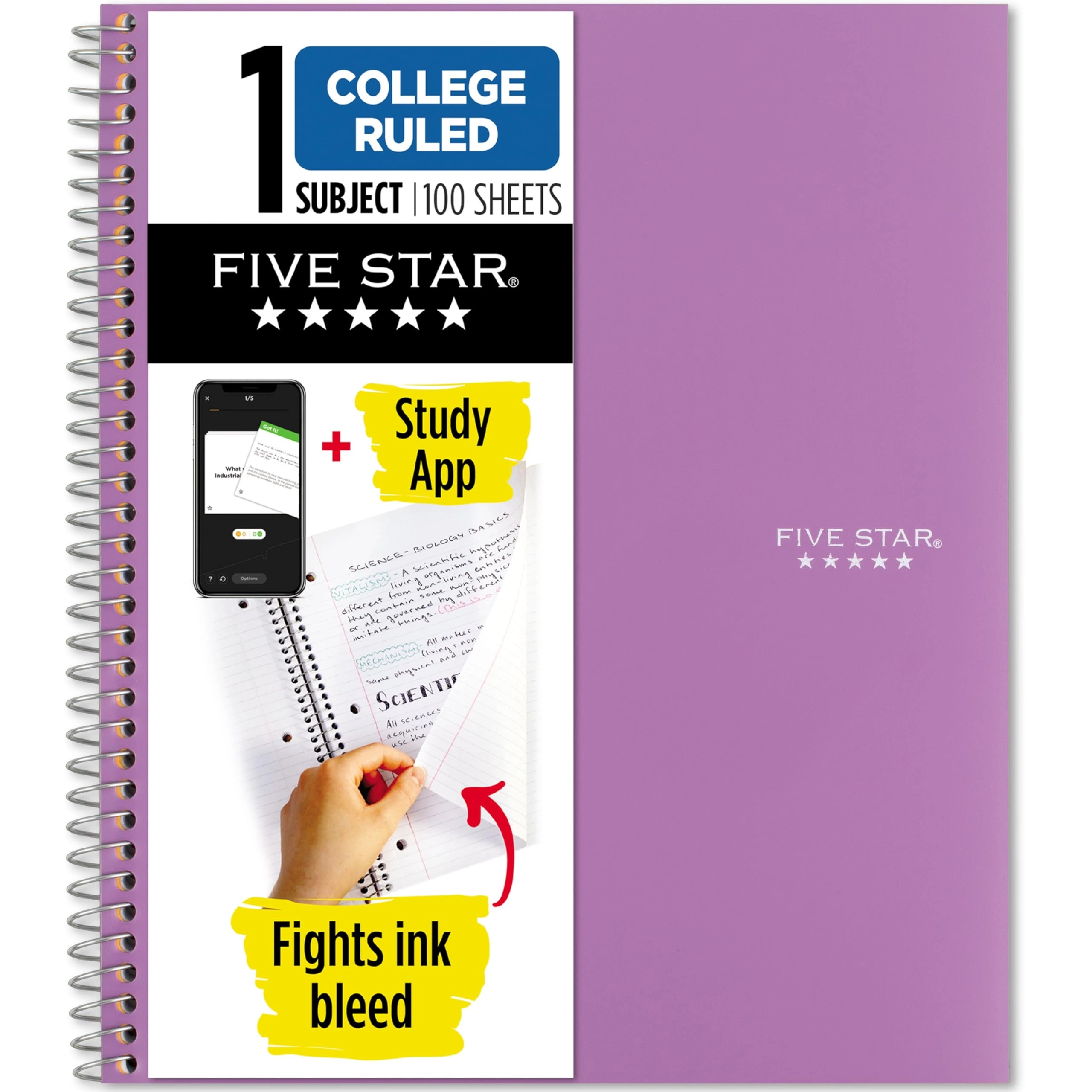Spiral Notebook 8-1/2" x 11" Spiral - Lined 100 Sheets