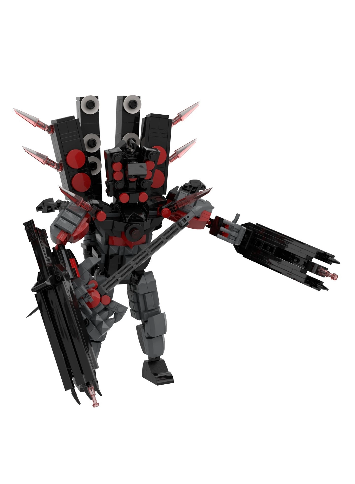 Man Toy Building Blocks - Robots Skibidi Toilet Man 628pcs