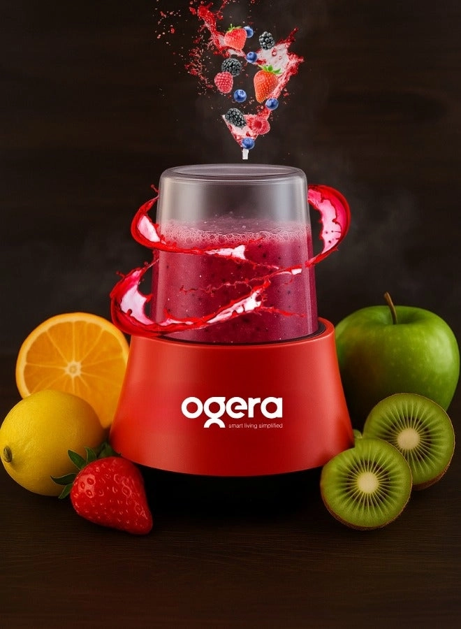 2-in-1 Electric Blender - 4 Speed Control with Pulse Function Grinder Jar Included