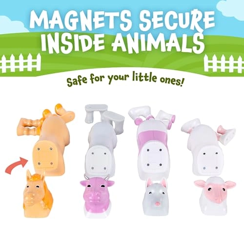 Magnetic Mix or Match Farm Animals - 24 months and up 16 pieces
