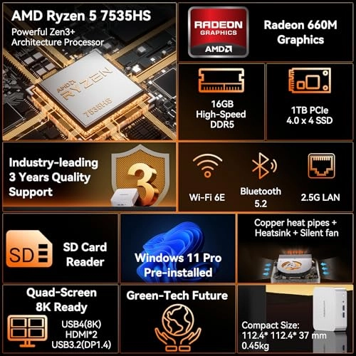 A7 - 16GB 1TB AMD Ryzen 5 7535HS
