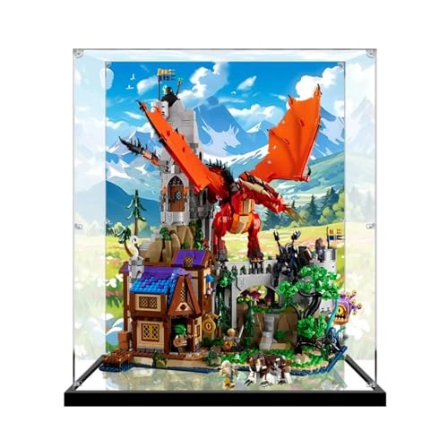 LEGO Figures Display Box (21348) - Dungeons & Dr-agons: Red Dr-agon's Tale