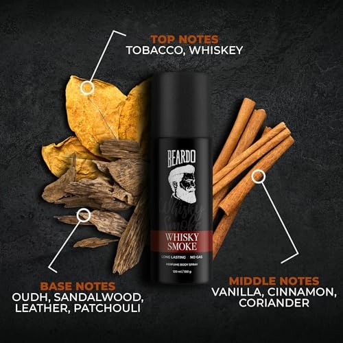 Whisky Smoke Deodorant - 120ml + Bourbon Perfume - 50ml EDP