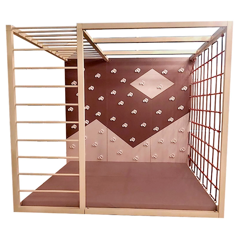 MOONKIDS Freestanding Climbing Wall Frame Set - Suitable for 3 to 9 yrs