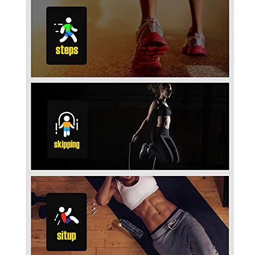 Bluetooth Blood Pressure Monitor - Waterproof Heart Rate Smartwatch