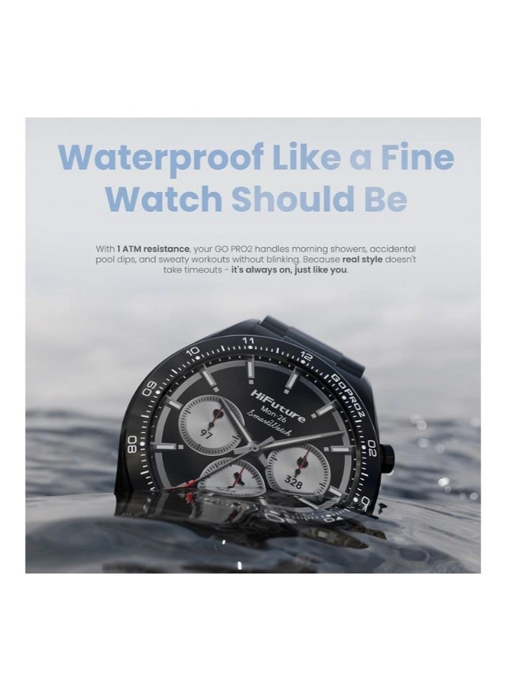 GO PRO2 34mm Stainless Steel