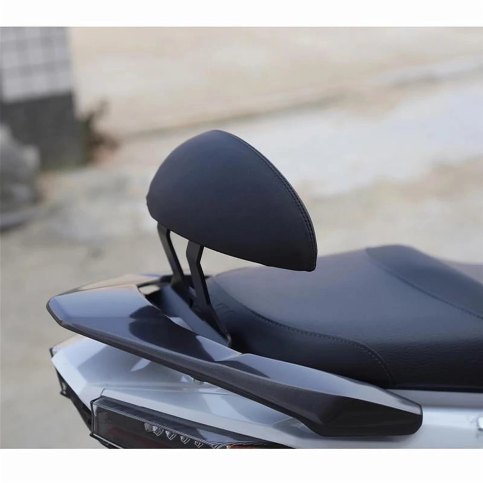 Generic Motorcycle Passenger Seat Rear Backrest - For Sym Jet X 125/150/200 Universal Fit