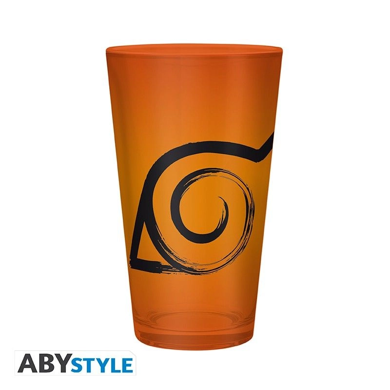 ABYstyle Naruto Shippuden Konoha & Seal Box Glass Tumbler - 2 pcs