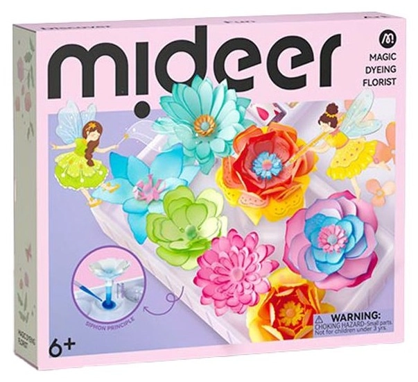 MIDEER Magic Dyeing Florist DIY Kit - 3+ years 74 pcs