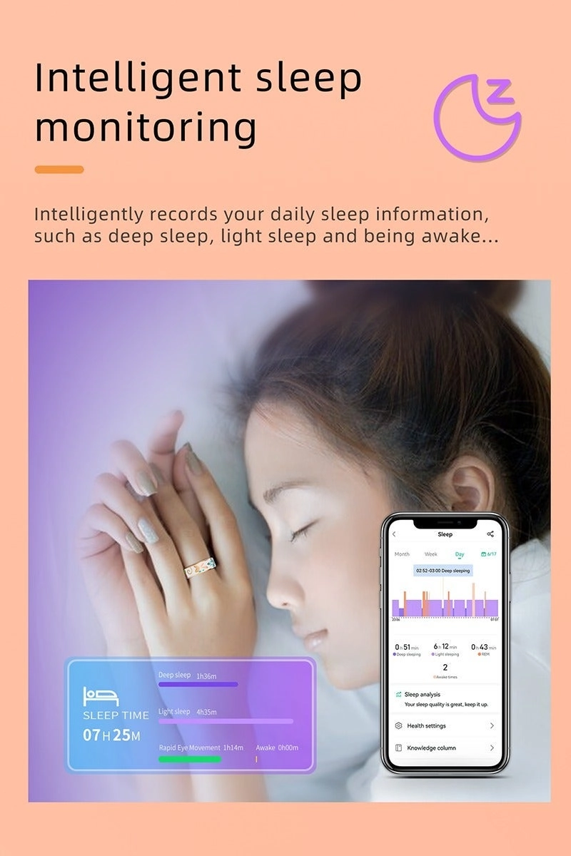 SMART RING - NFC IP68 Health Monitoring